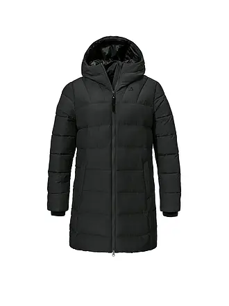 SCHÖFFEL | Parka invernale da donna Style Boslix con cappuccio | schwarz